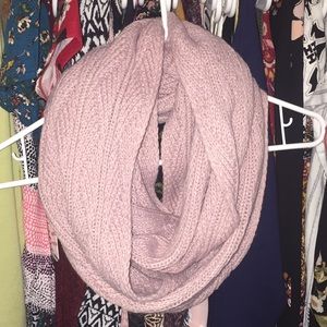Dusty pink infinity scarf